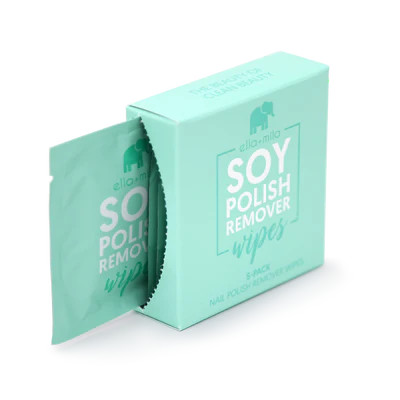 Soy Nail Polish Remover Wipes - Unscented | ella+mila