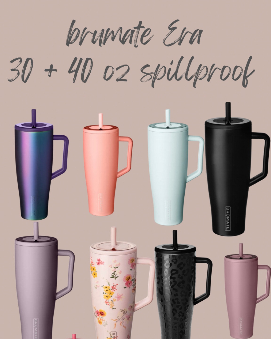 RUN!! Brumate ERA launched today! 100% spill proof in 30 and 40 ounces!! 

#LTKtravel #LTKunder50 #LTKBacktoSchool