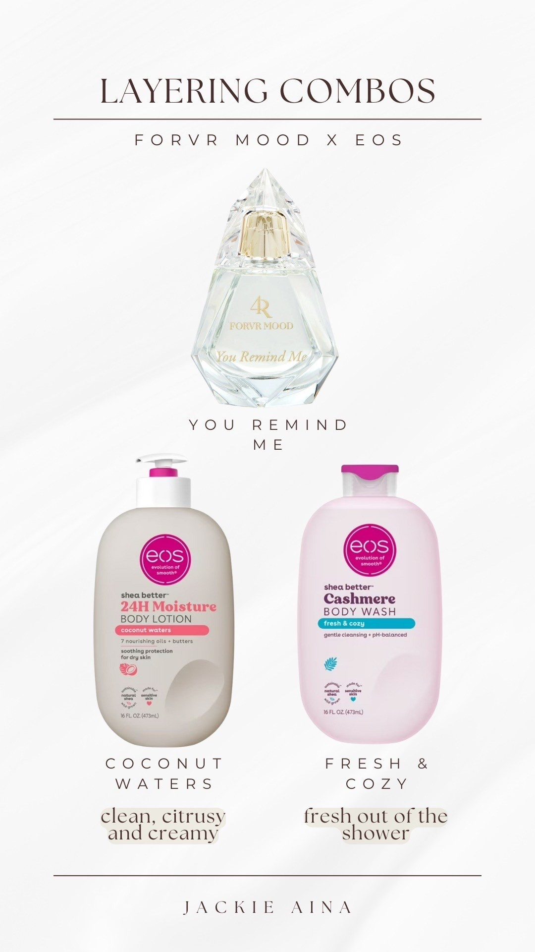 Layering combos for You Remind Me x eos!

#LTKFindsUnder50 #LTKBeauty #LTKSeasonal