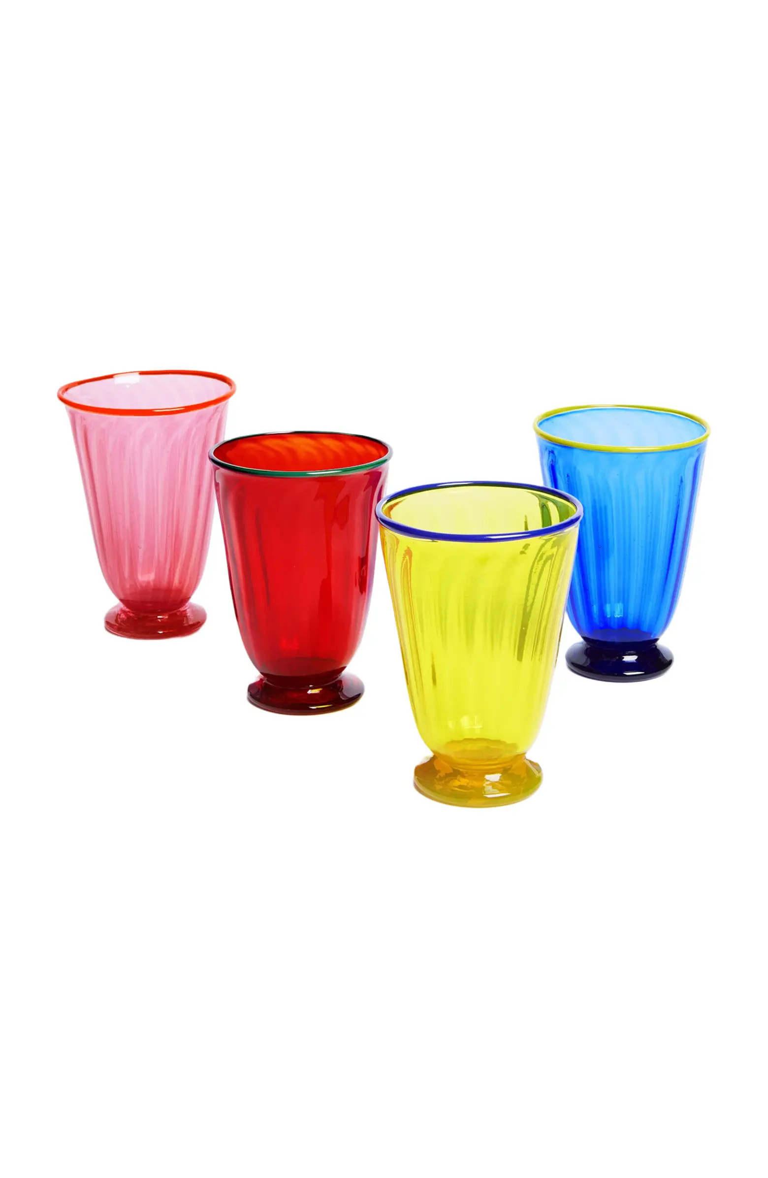 La DoubleJ Rainbow Glasses Set Of 4 | Nordstrom | Nordstrom