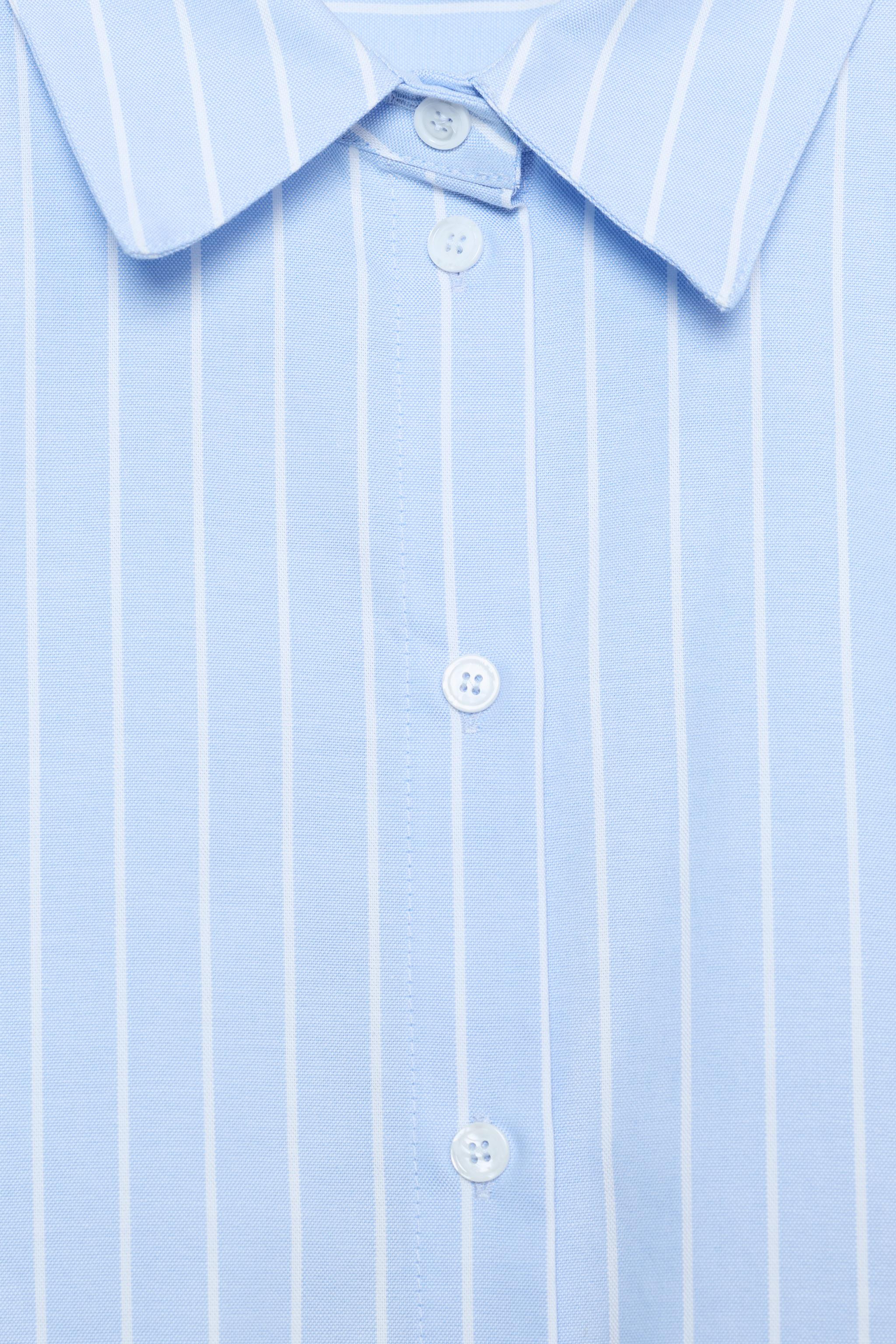 STRIPED PUFF SLEEVE SHIRT | Zara UK