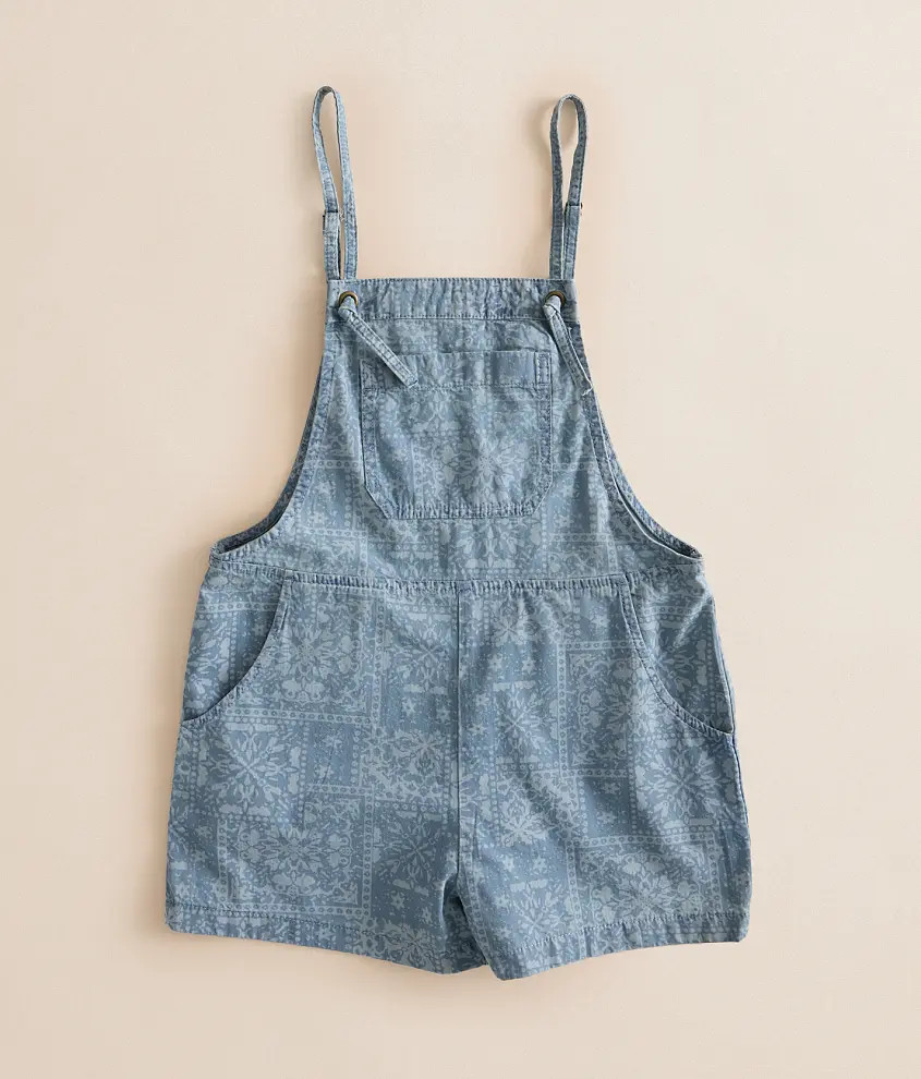 Girls - Take It Back Wave Overall Short | Buckle