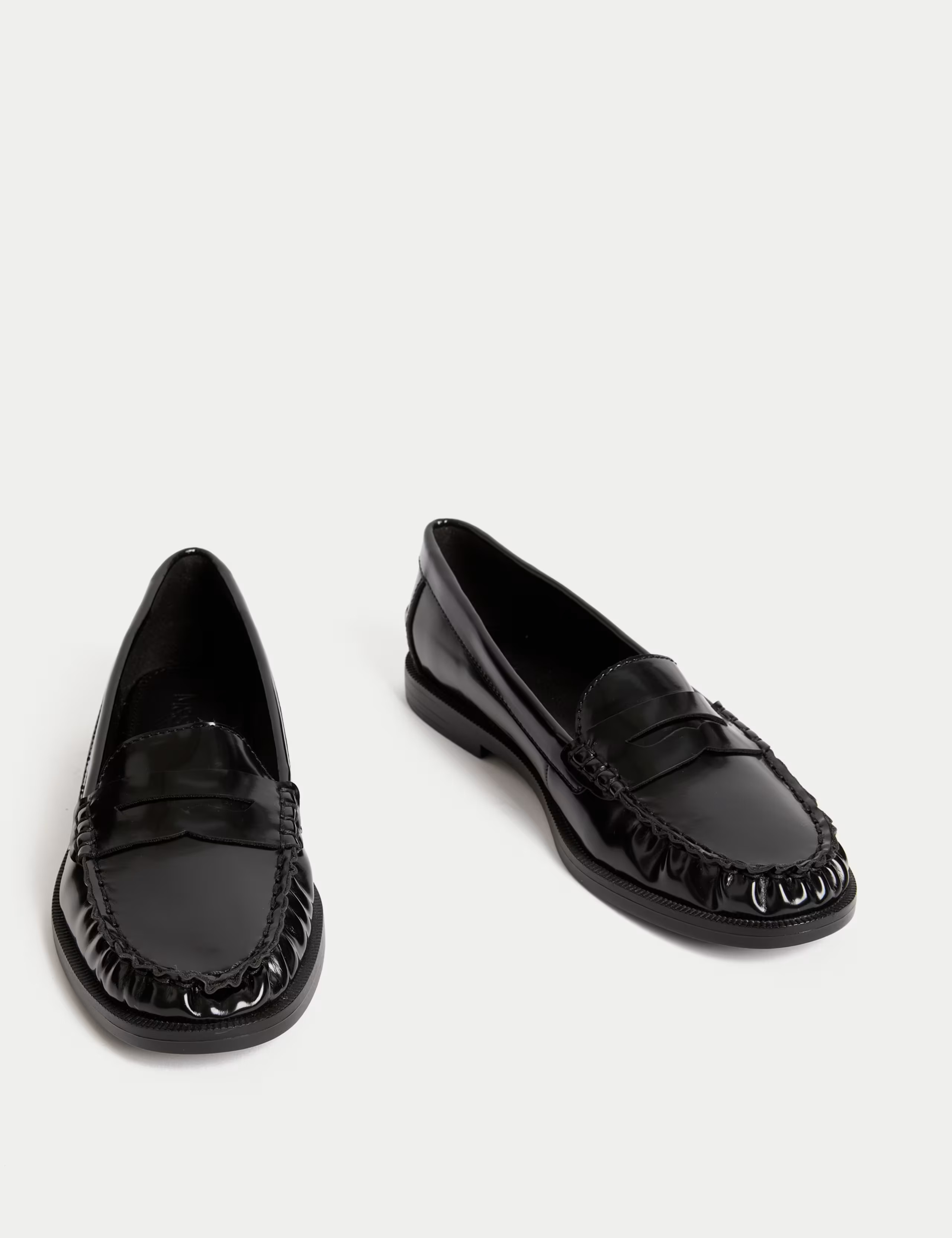 Patent Flat Penny Loafers | Marks & Spencer (UK)