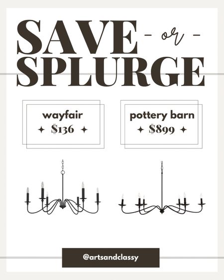 Get the look without the designer price tag with this iron chandelier dupe from Wayfair! Will you save or splurge? 

#LTKhome #LTKFind #LTKsalealert