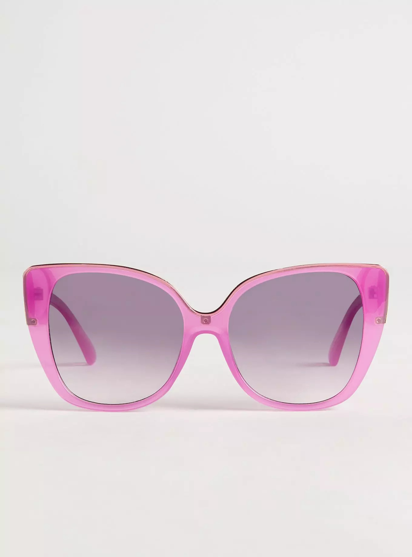 Translucent Cateye Smoke Lens Sunglasses | Torrid (US & Canada)