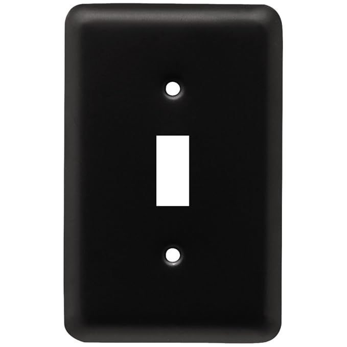 Franklin Brass W10245-FB-C Stamped Round Single Toggle Switch Wall Plate/Switch Plate/Cover, Flat... | Amazon (US)