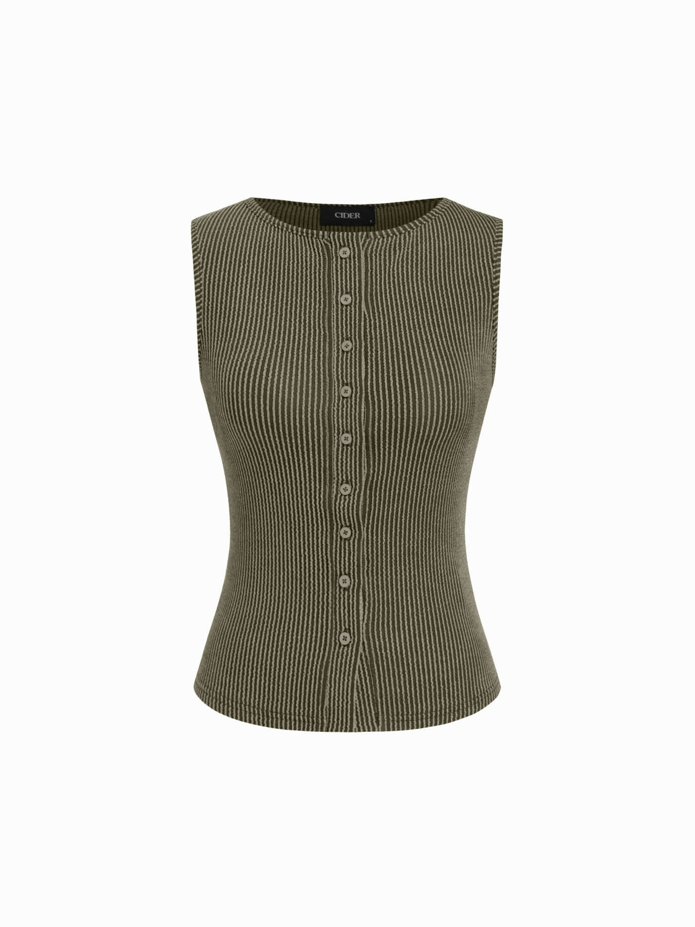Mandarin Collar Short Sleeve Cut Out Top $19.90Flash Shipping | Cider