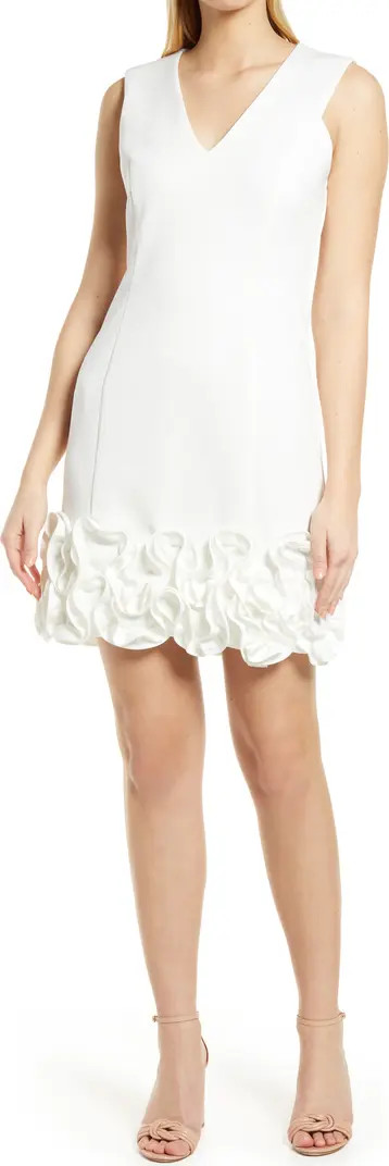 Cupcake Hem Scuba Sheath Dress | Nordstrom