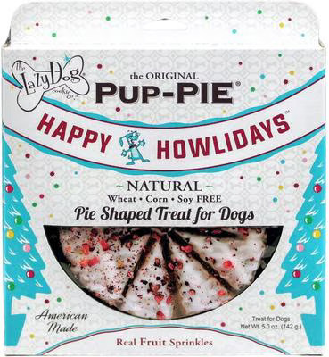 The Lazy Dog Cookie Co. Happy Howlidays Pup-PIE Dog Treat | Chewy