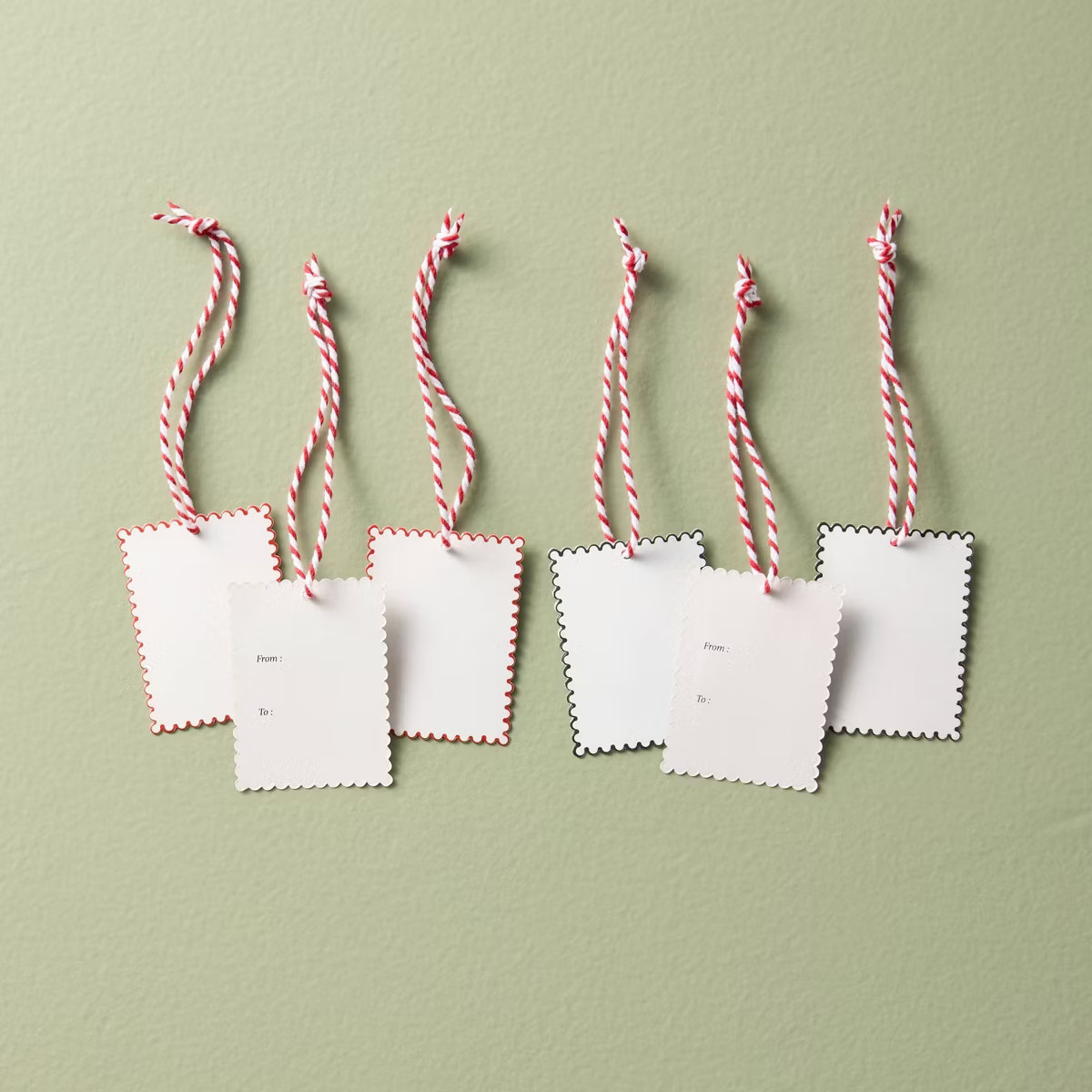 12pc Paper Gift Tag Toppers White - Hearth & Hand™ with Magnolia | Target