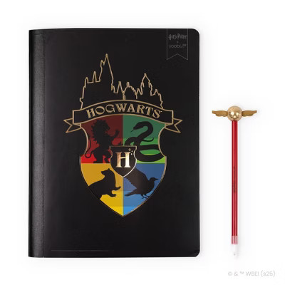 Yoobi Harry Potter Composition Books 7.5"x9.75" Wide Ruled with Pen Black House Pride | Target