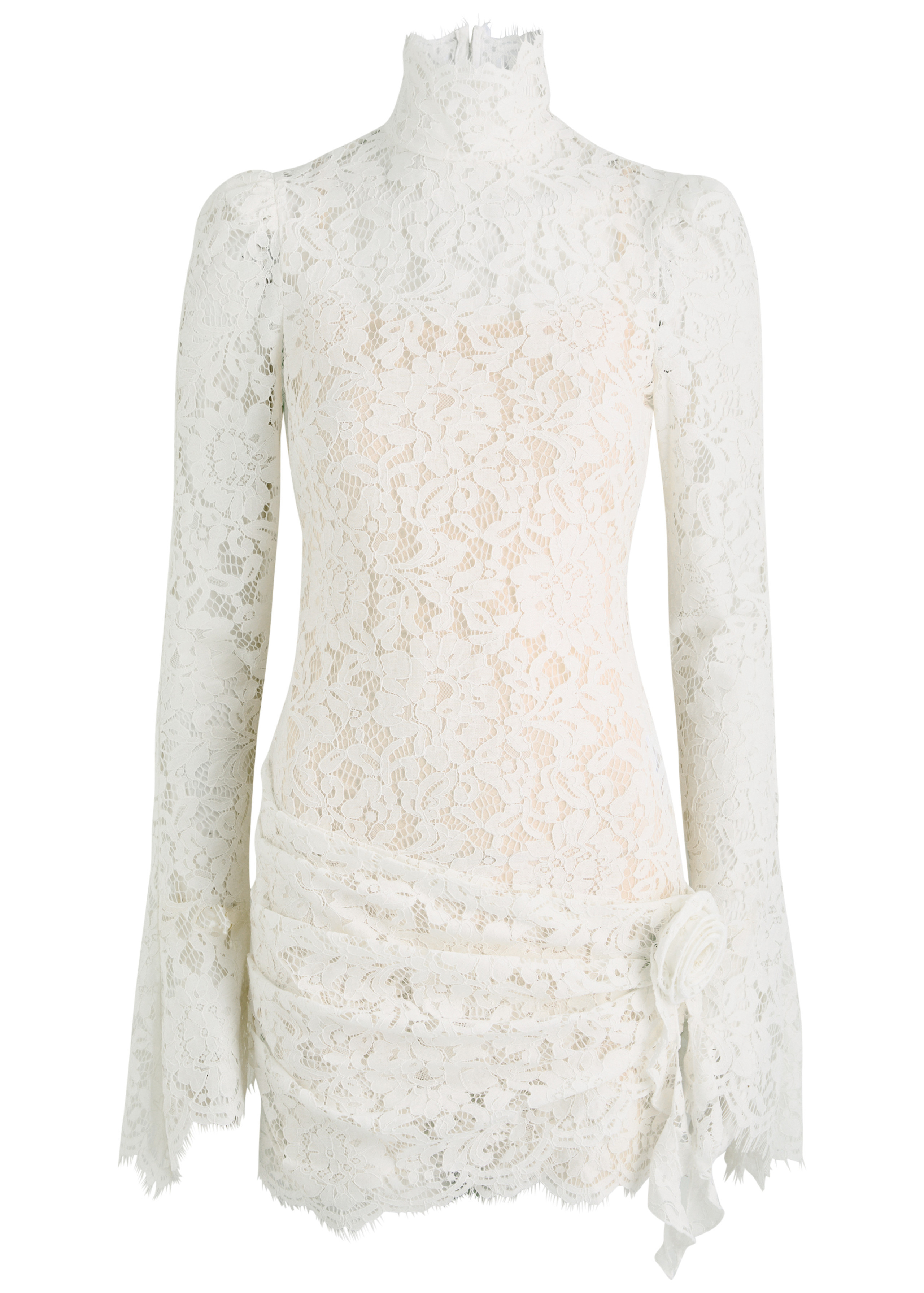 Bodita rose-appliqué lace mini dress | Harvey Nichols
