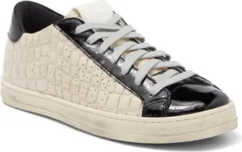 P448 F22 John Croc Embossed Leather Sneaker | Nordstromrack | Nordstrom Rack