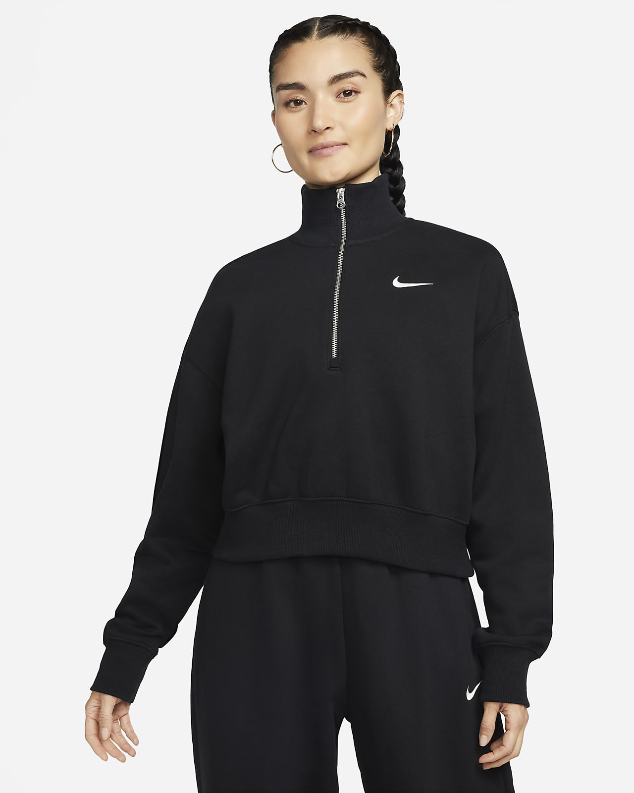 Nike Sportswear Phoenix Fleece Women's 1/2-Zip Cropped Sweatshirt. Nike.com | Nike (US)