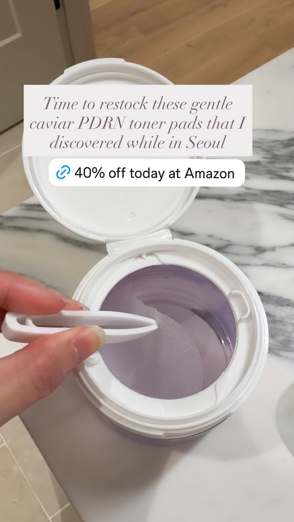 Sale alert! Get the amazing Biodance toner pads now.

#Amazon
#salealert
#skincare
#koreanskincare
#cleanbeauty