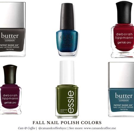 The Best Fall Nail Polishes - What better way to celebrate the change of seasons than with a fresh new manicure? To help inspire your next manicure, I’ve compiled a round up of beautiful fall nail colors you’re sure to love, from classic reds to eclectic blues, and everything in between.

#LTKSeasonal #LTKbeauty #LTKstyletip
