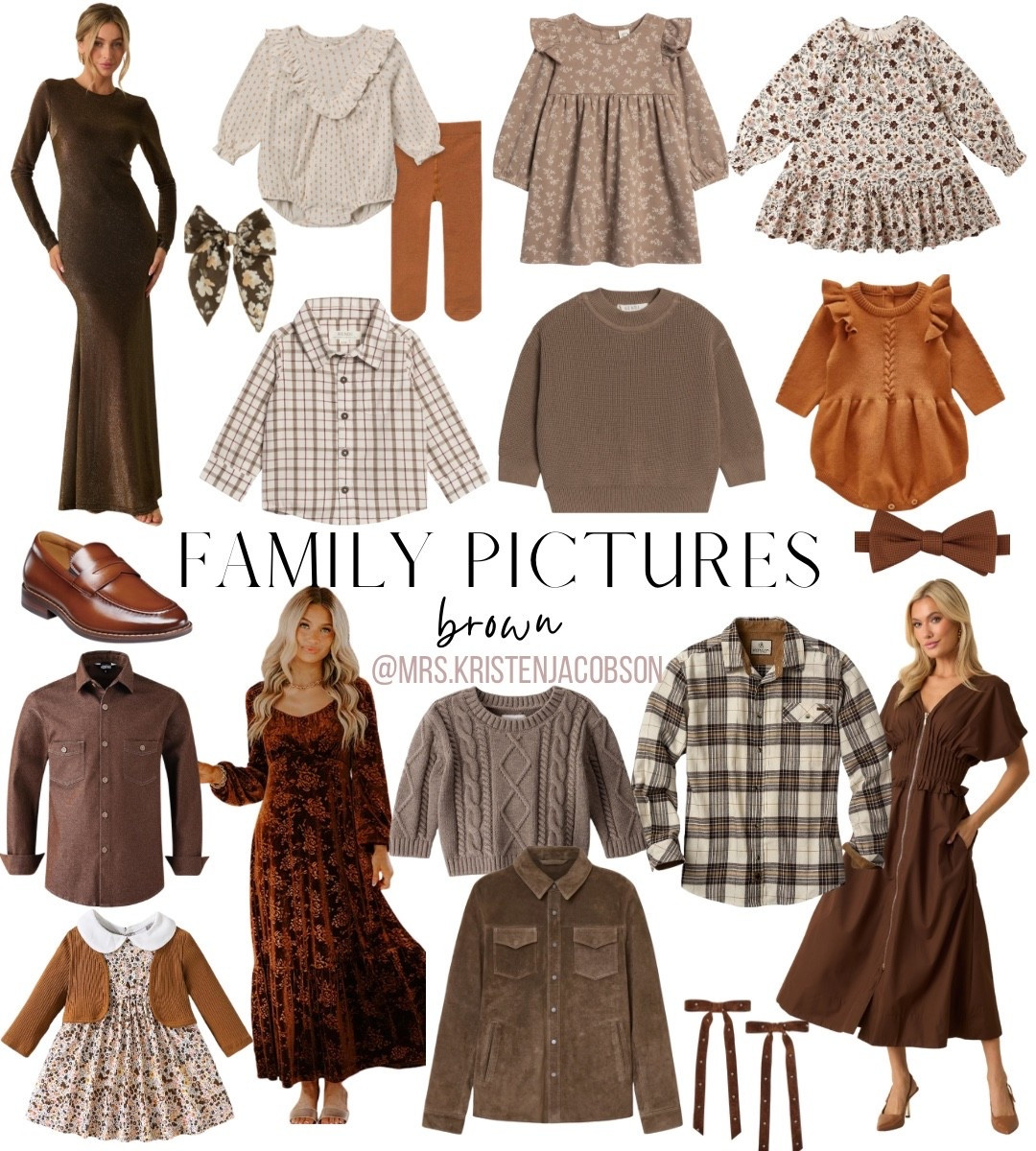 Family picture outfits, family photo outfits, family picture looks, family photo looks, fall family picture outfits, fall family photo outfits, fall family looks, brown family outfits, family outfits, fall family outfits, fall dress, thanksgiving outfit, thanksgiving family outfits, brown fall dress, fall bow, brown bow, fall flannel, fall sweater, men’s outfit, boy outfit, girl outfit 

#familypictureoutfits #familyphotooutfits #familypicturelooks #familyphotolooks #fallfamilyoutfits #brownfamilyoutfits #thanksgivingoutfit #thanksgivingfamilyoutfit

#LTKKids #LTKHoliday #LTKFamily