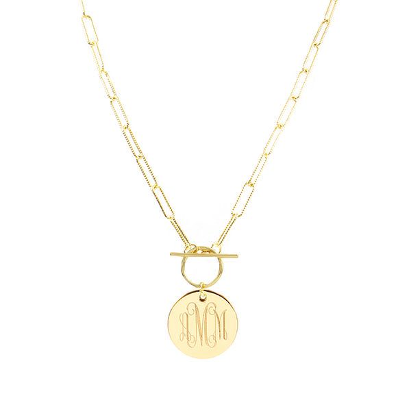 Monogrammed Pendant Necklace | Marleylilly