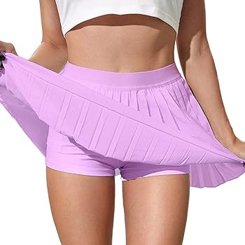 COOrun Women's Tennis Skirts High Waist Skorts Skirts Pleated Athletic Skort Skirt with Shorts Mi... | Amazon (US)