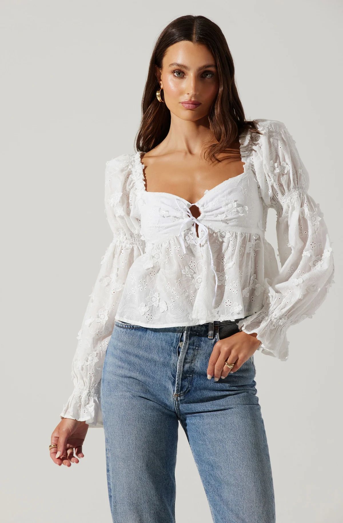 Barstow Puff Sleeve Top | ASTR The Label (US)