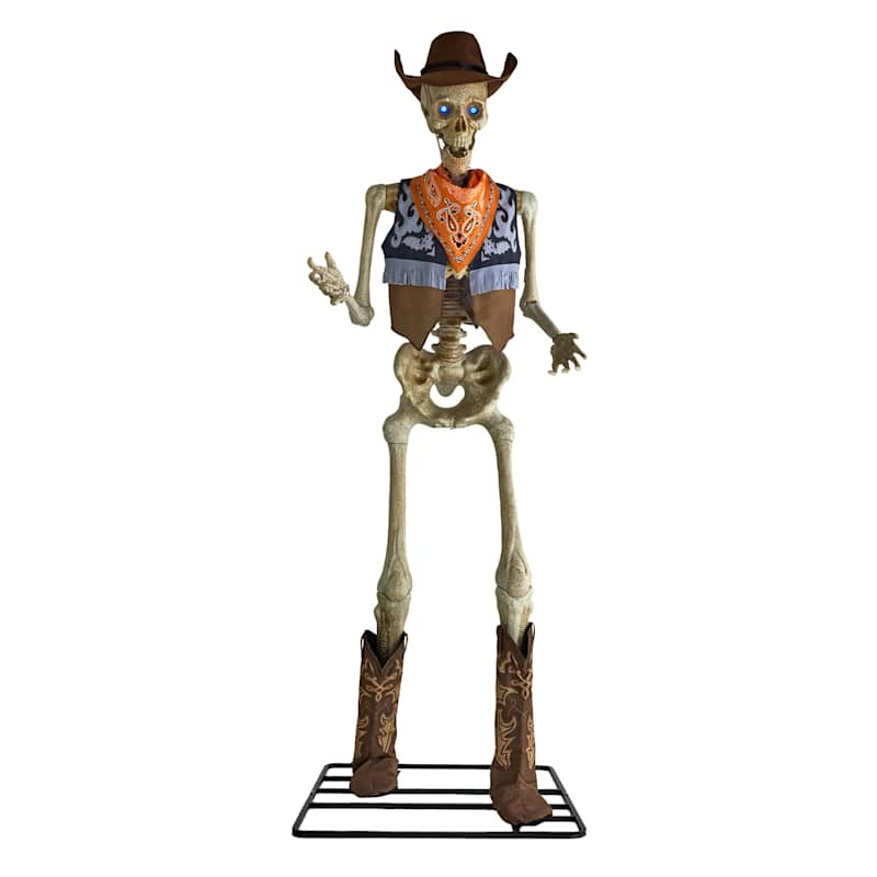 Cowboy Skeleton Costume, 10' | At Home