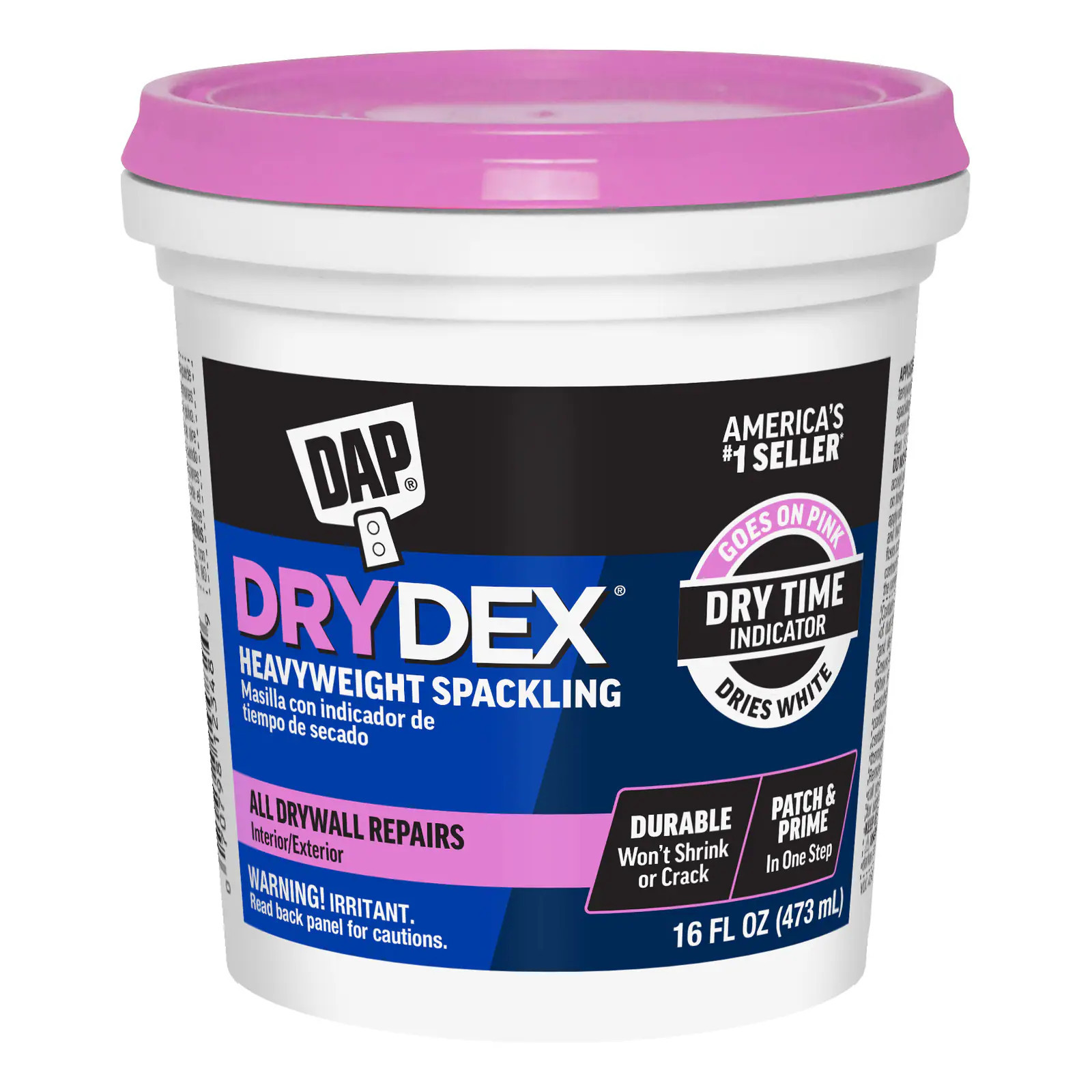 DAP DryDex White Interior/Exterior Color-Changing , Spackling 16 Fluid ounce(s) | 7079812348 | Lowe's