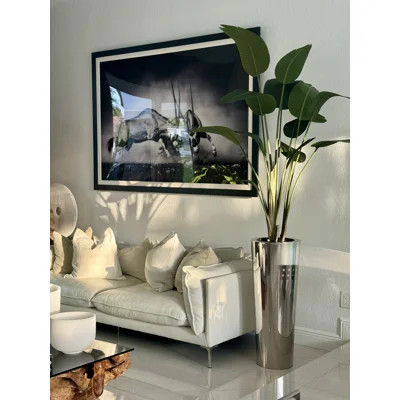Faux Pine Tree in Metal Planter | Wayfair North America