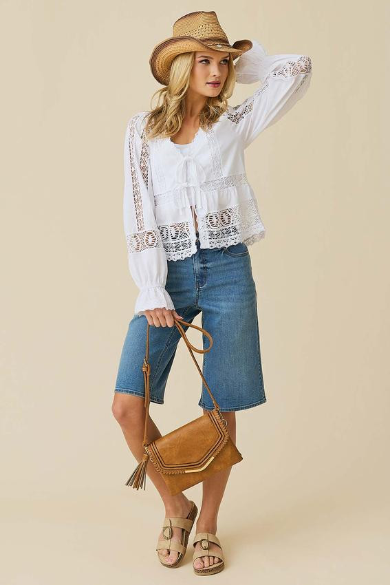 Denim Bermuda Shorts | Cato Fashions