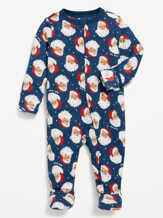 Unisex Sleep & Play 2-Way-Zip Footed One-Piece for Baby | Old Navy (US)
