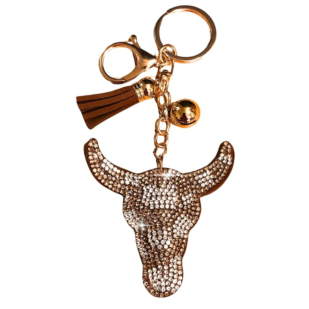 Popfizzy Bling Keychain Accessories for Women, Rhinestone & Cute Purse Charms for Handbags | Amazon (US)