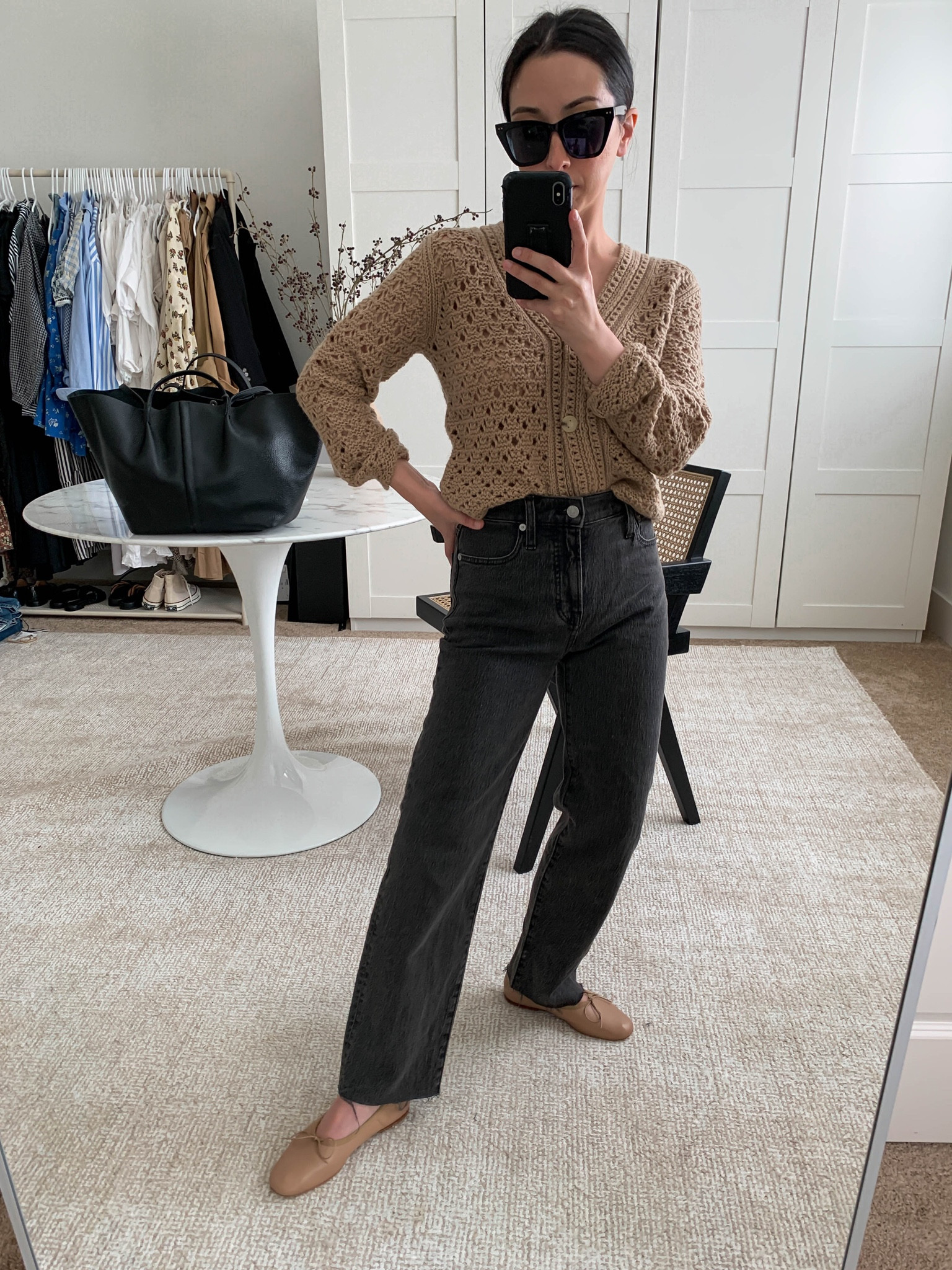 Vince crochet cardigan- on sale!
Madewell perfect vintage straight jean- on sale!

Cardigan- xs but reordered the medium 
Jeans- Madewell petite 23

#LTKunder50 #LTKsalealert