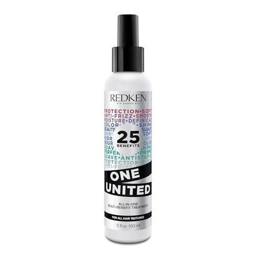 Redken One United All-In-One Leave In Conditioner | Multi-Benefit Treatment | Heat Protectant Spray for Hair | All Hair Types | Paraben Free | Amazon (US)