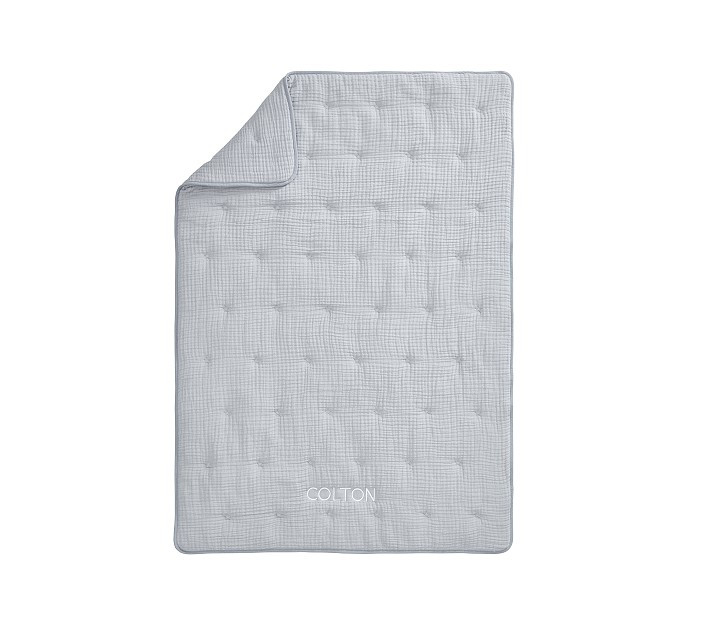 Cuddle Me Muslin Baby Quilt | Pottery Barn Kids