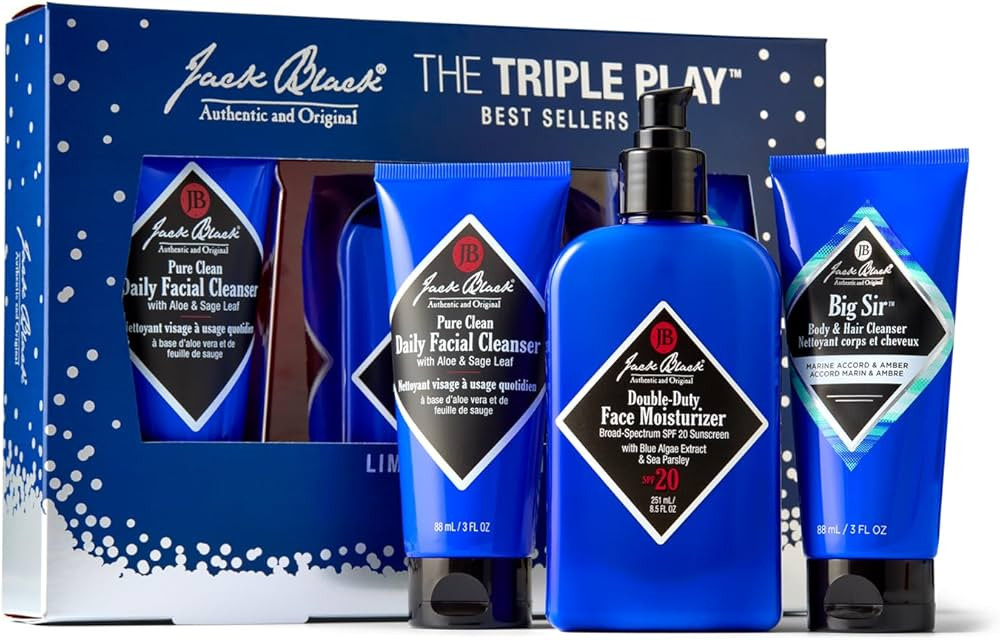 Jack Black Double-Duty Face Moisturizer – SPF 20 Sun Protection, Long Lasting Hydrating Skincar... | Amazon (US)