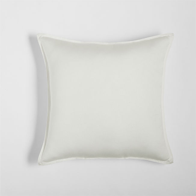 Sunbrella White Outdoor Pillow + Reviews | Crate & Barrel | Crate & Barrel