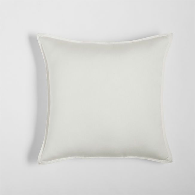 Sunbrella White Outdoor Pillow + Reviews | Crate & Barrel | Crate & Barrel