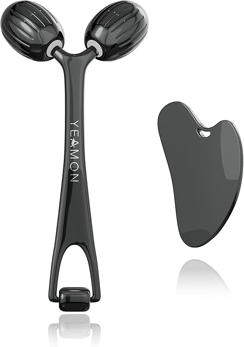 Yeamon Gua Sha Facial Tools and Face Roller Set, Facial Massage Tool for Women’s Skincare Routi... | Amazon (US)