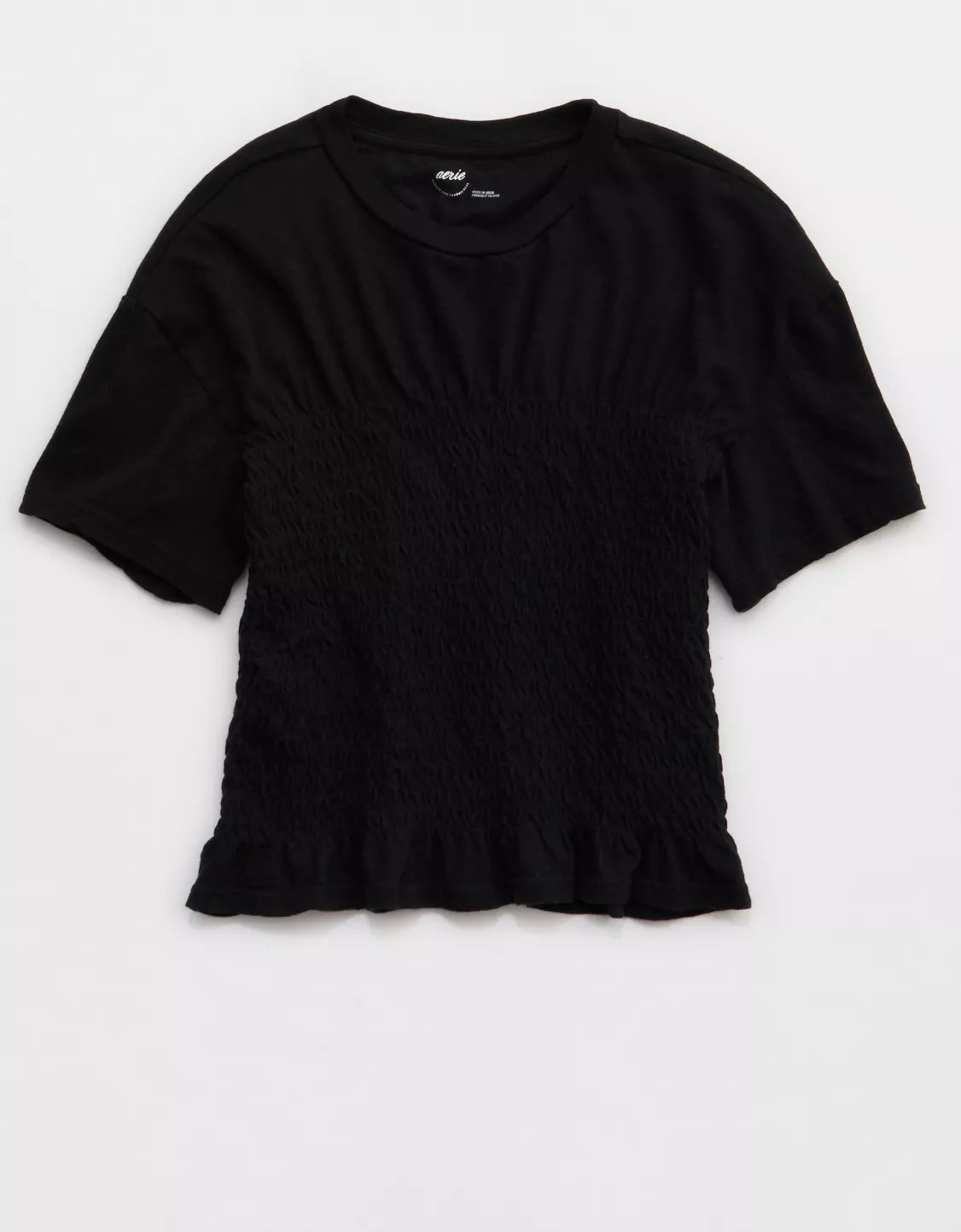 Aerie Smocked T-Shirt | Aerie