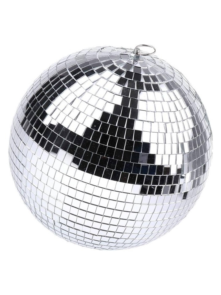 1pc Large Cool & Fun Silver Hanging Disco Ball With Multiple Sizes Mirror Ball Pendants - Great F... | SHEIN