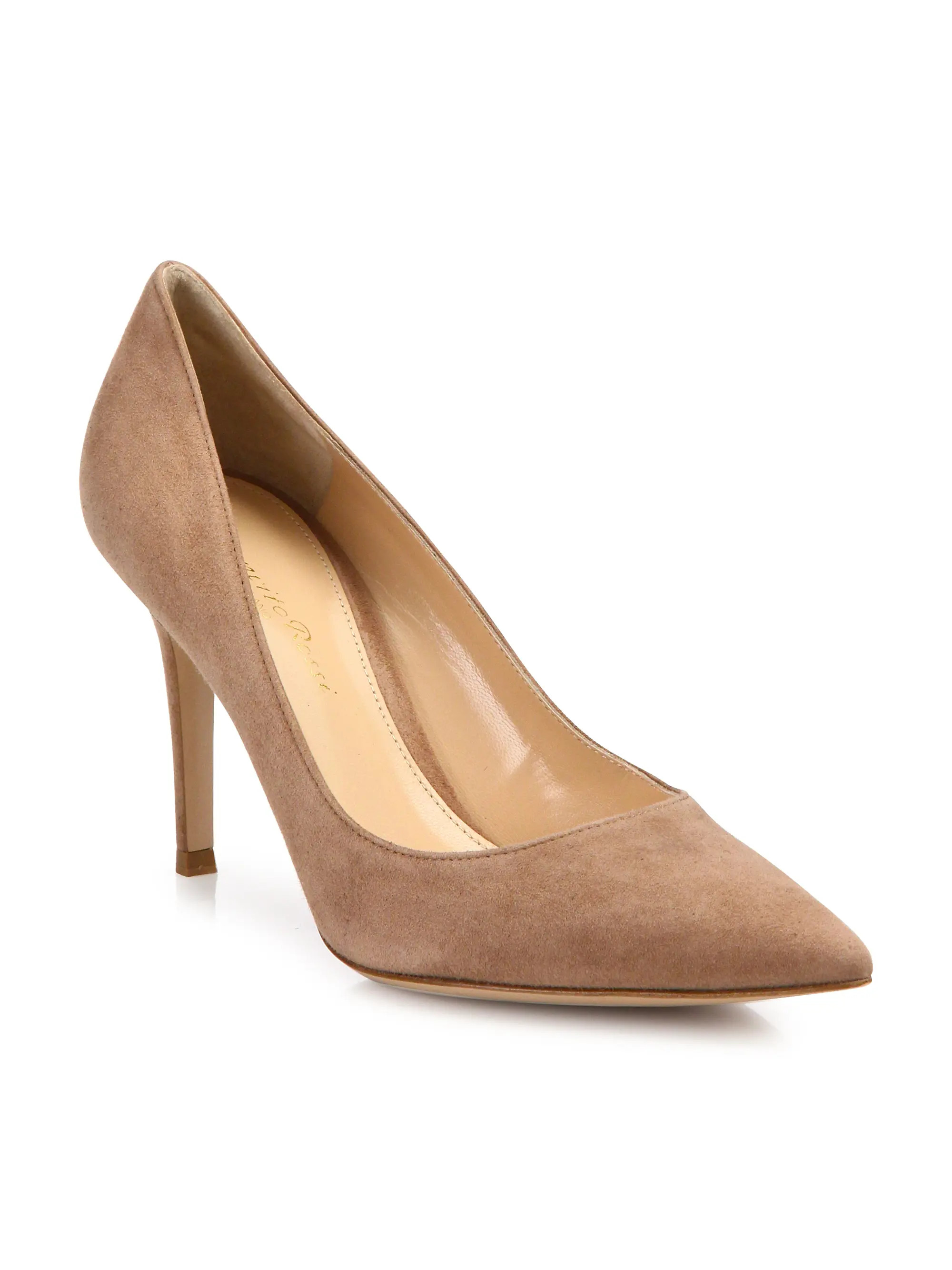 Shop Gianvito Rossi Gianvito Suede Pumps | Saks Fifth Avenue | Saks Fifth Avenue