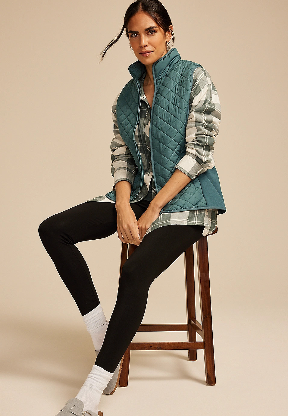 Athleisure Quilted Vest | Maurices