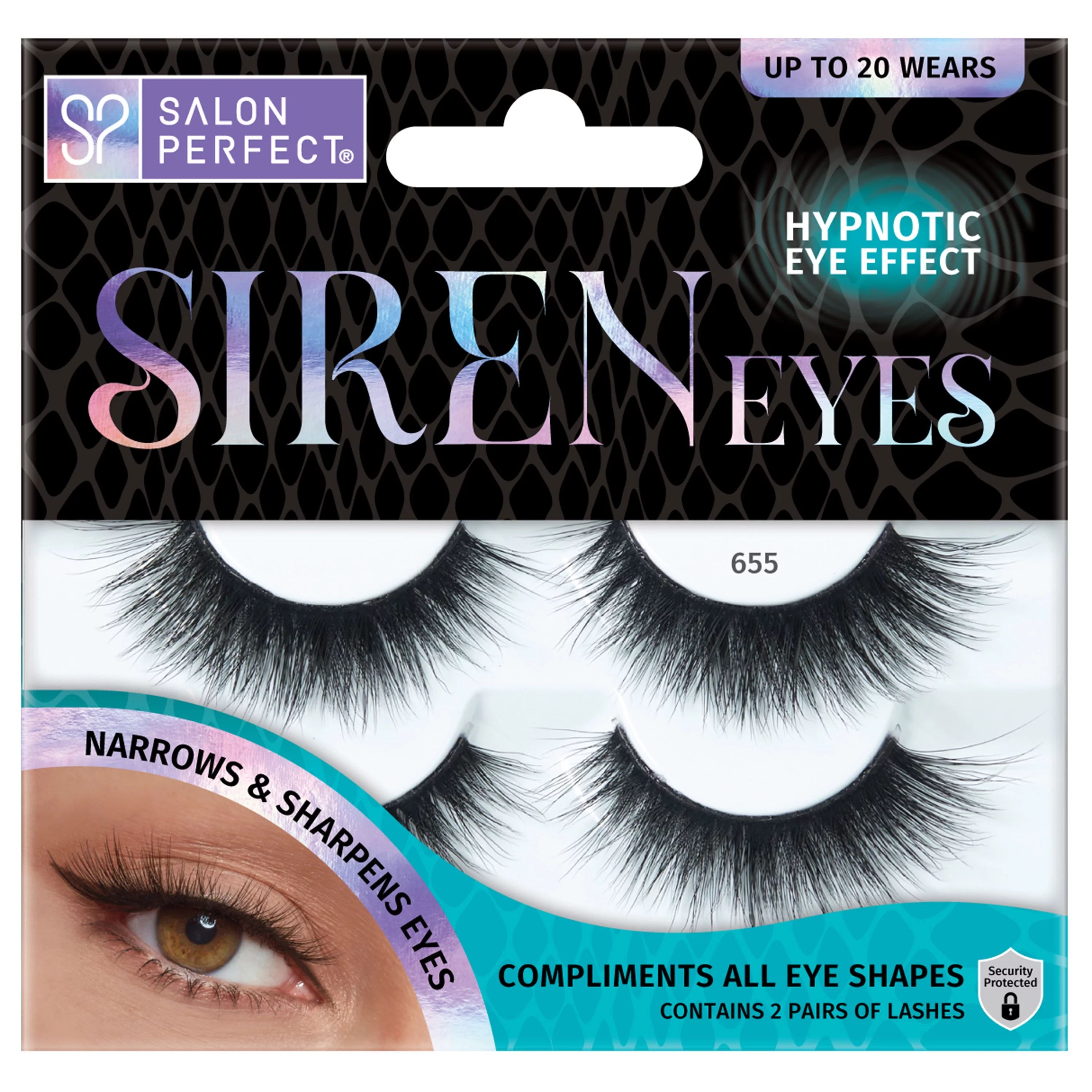 Salon Perfect Siren Eyes 655 Lash, 2 Pairs | Walmart (US)