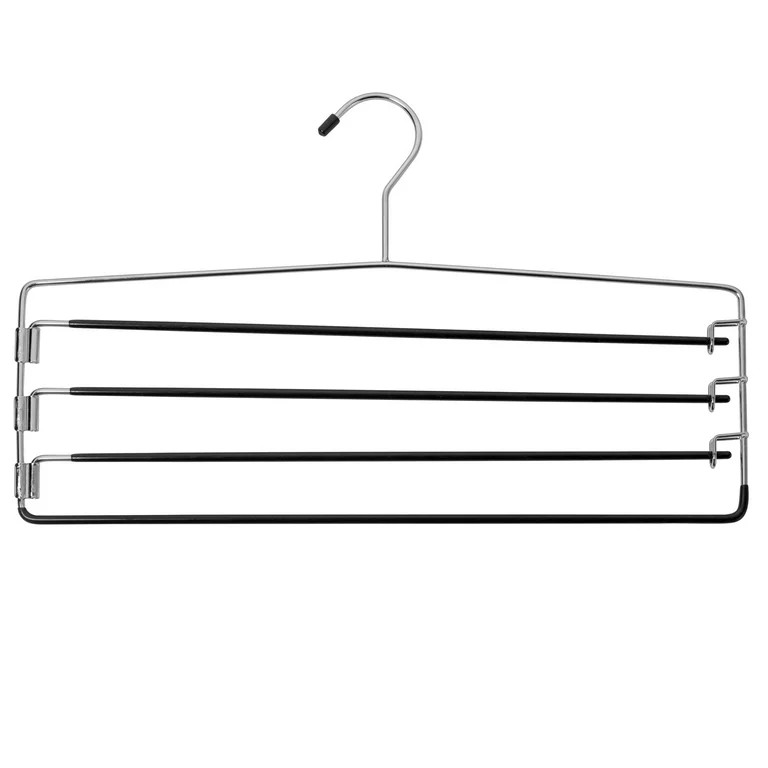 Mainstays 4-Tier Pant & Skirt Hanger, Heavy Duty Metal, Space Saving | Walmart (US)