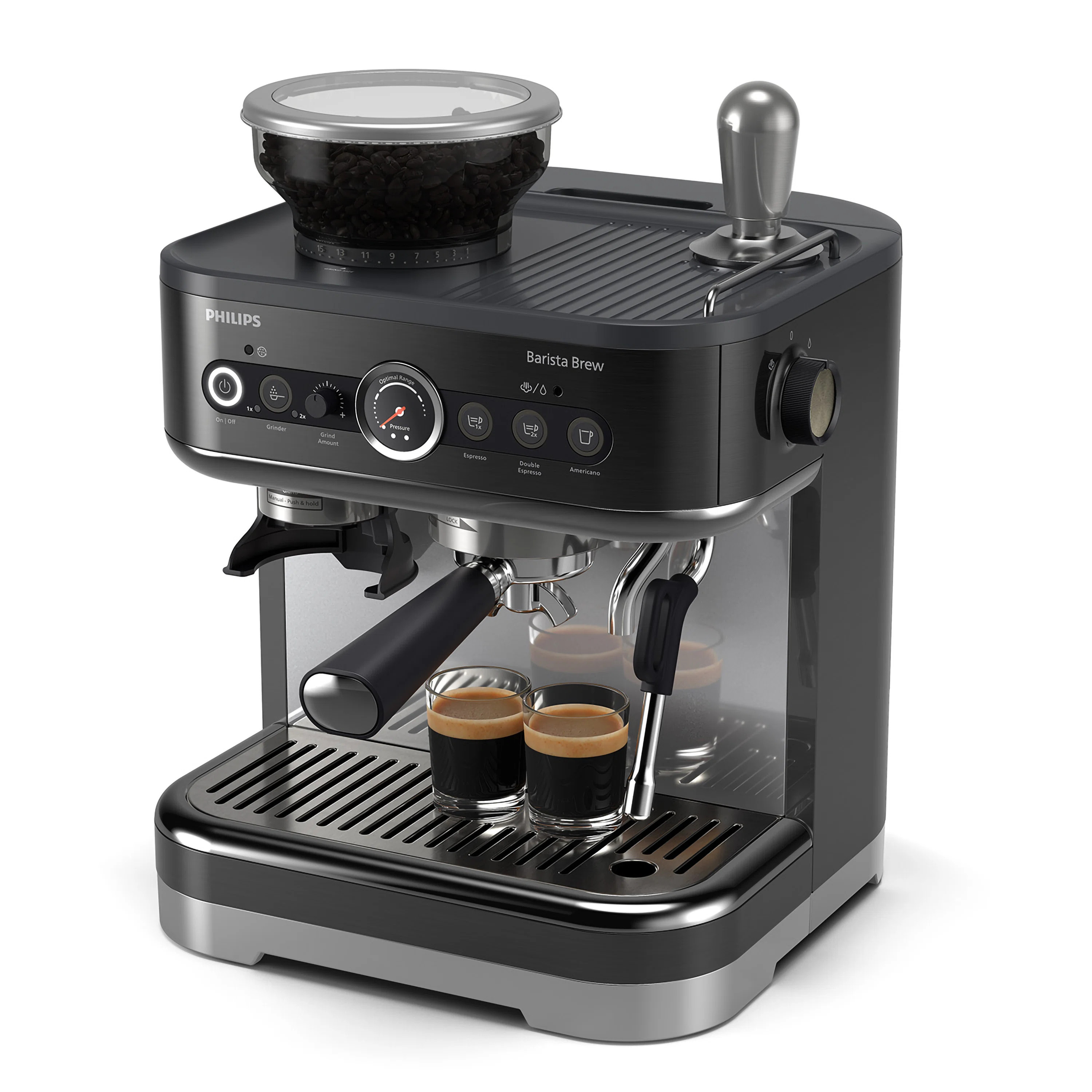 Philips Barista Brew Semi-Automatic Espresso Machine | Wayfair North America