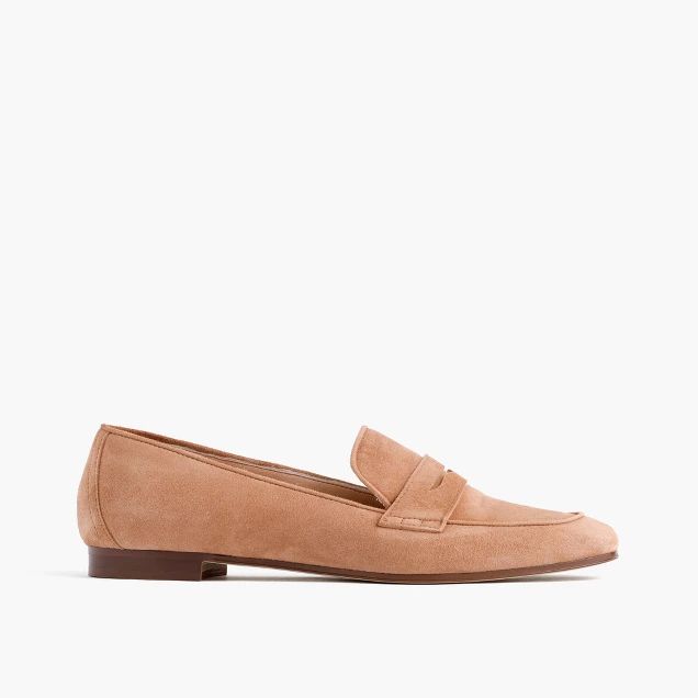 Charlie penny loafers in suede | J.Crew US