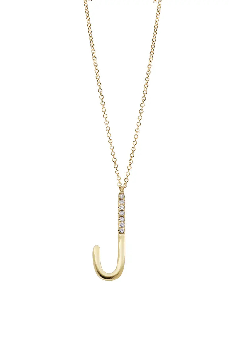 Diamond Initial Pendant Necklace | Nordstrom