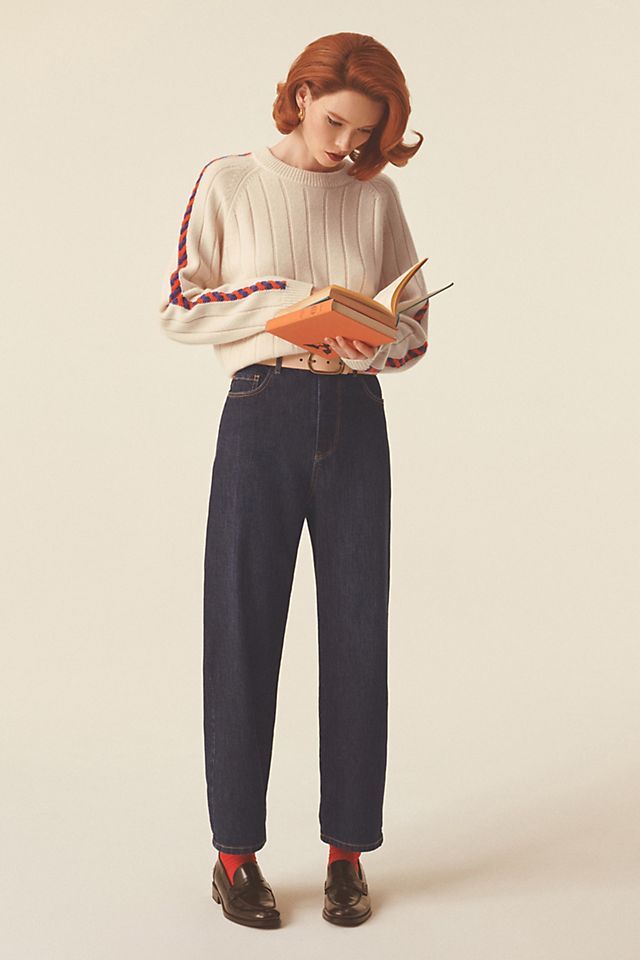 Pilcro The Column Straight Jeans | Anthropologie (US)