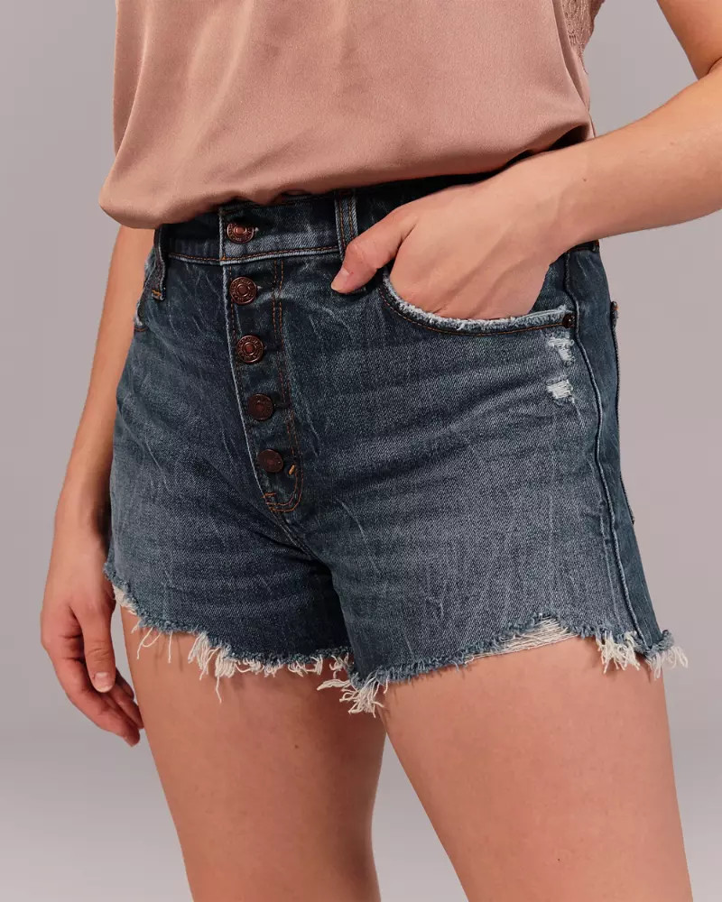 High Rise Mom Shorts | Abercrombie & Fitch (US)