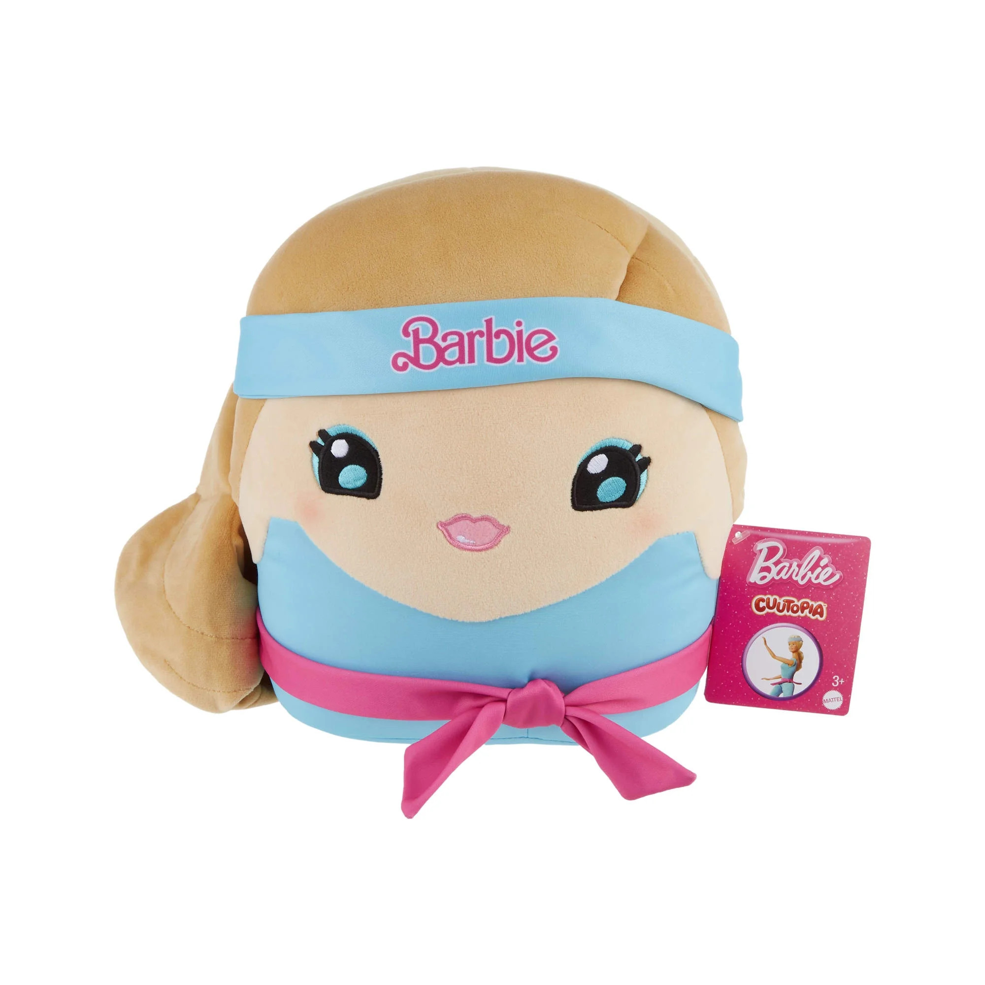 Barbie Cuutopia Plush, 10-inch Soft Pillow Doll, ‘80s-Inspired Workout Look & Soft Belt | Walmart (US)