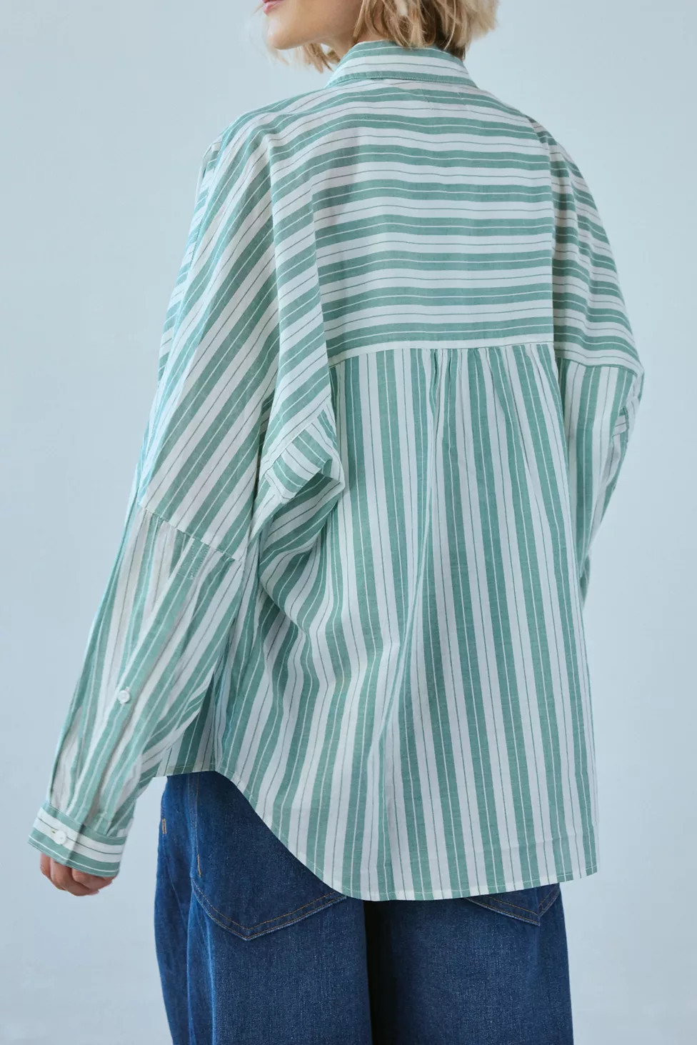 BDG Alex Breezy Cotton Oversized Button-Down Shirt | Urban Outfitters (US and RoW)